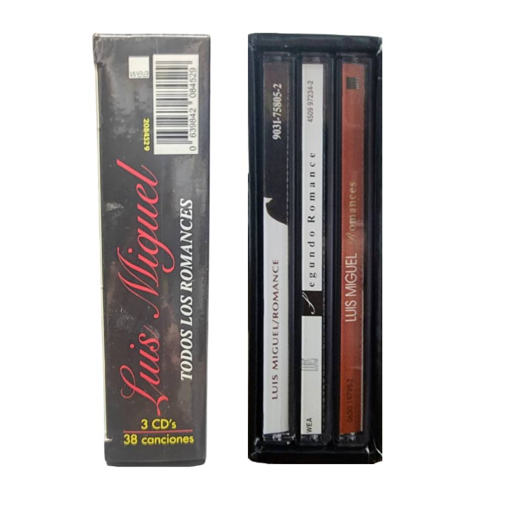 CD LUIS MIGUEL/ TODOS LOS ROMANCES 3CD5
