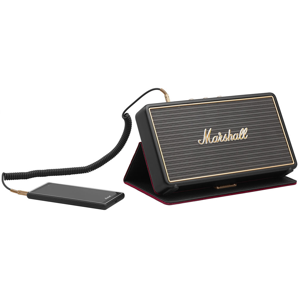 PARLANTE MARSHALL/ BT STOCKWELL BLACK WITH CASE4