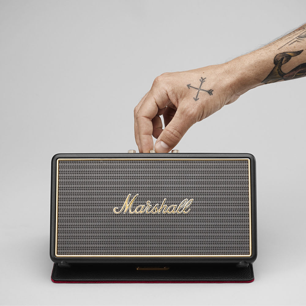 PARLANTE MARSHALL/ BT STOCKWELL BLACK WITH CASE2