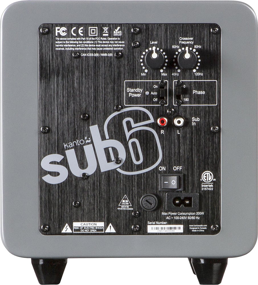 SUBWOOFER KANTO/ MATTE GRAY 6