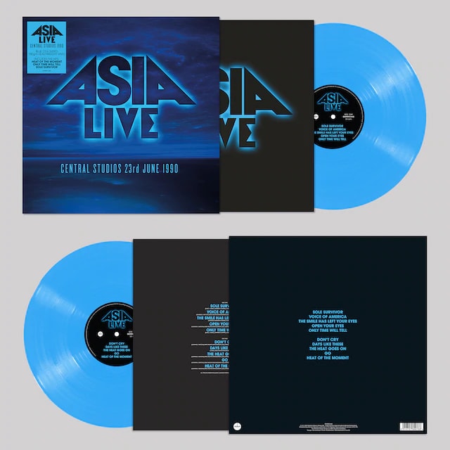 VINILO ASIA/ LIVE (BLUE VINYL) 1LP1