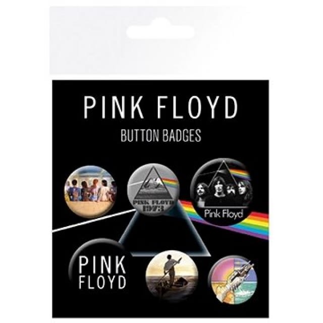 INSIGNIAS DE CHAPAS PINK FLOYD - PINK FLOYD MIX BADGE PACK1