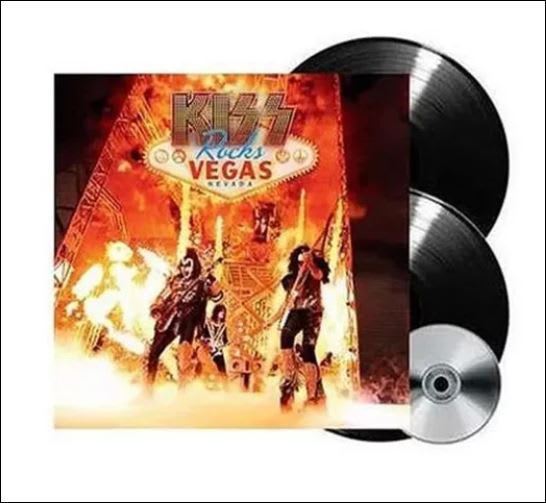 VINILO KISS/ KISS ROCKS VEGAS (2LP+1DVD)1