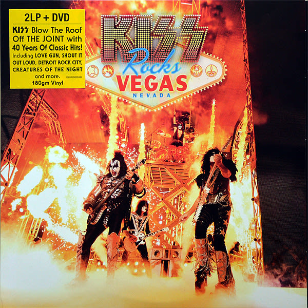 VINILO KISS/ KISS ROCKS VEGAS (2LP+1DVD)2