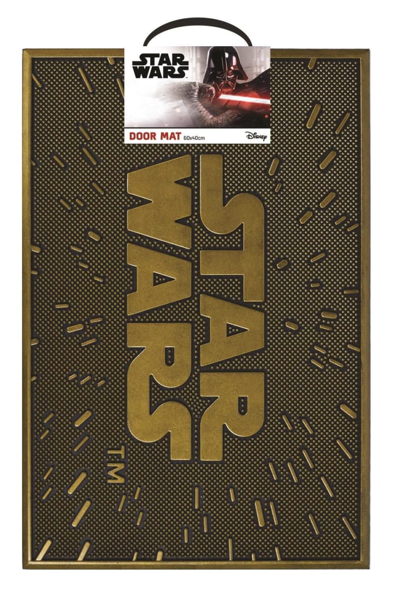 ALFOMBRA LIMPIA PIES - STAR WARS - STAR WARS - LOGO (RUBBER DOORMAT)1