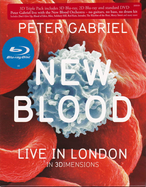 BLU RAY PETER GABRIEL/ NEW BLOOD LIVE IN LONDON 2BR1