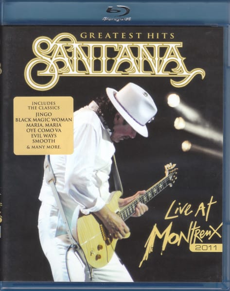 BLU RAY SANTANA/ GREATEST HITS LIVE AT MONTREUX 2011 1BR1