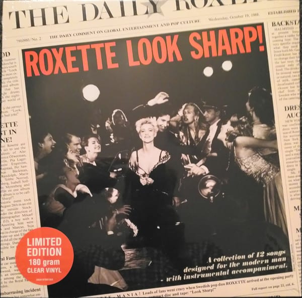 VINILO ROXETTE/ LOOK SHARP (CLEAR) 1LP2
