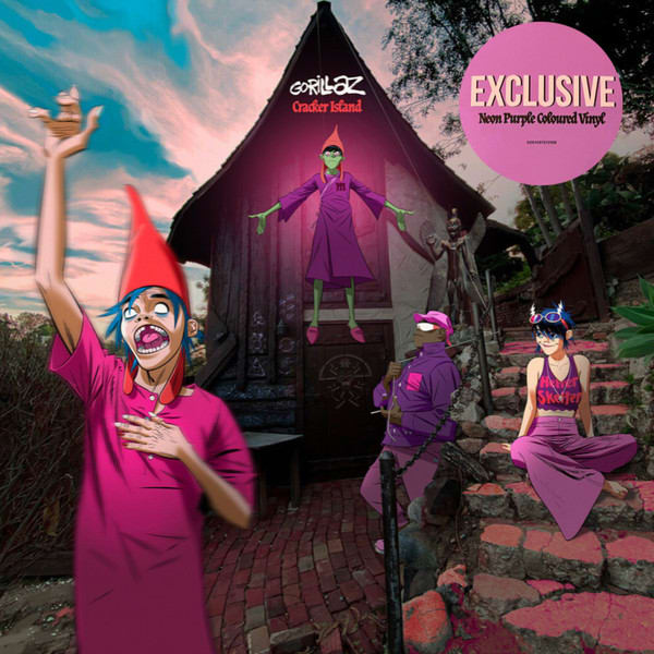 VINILO GORILLAZ/ CRACKER ISLAND (NEON PURPLE VINYL) 1LP1