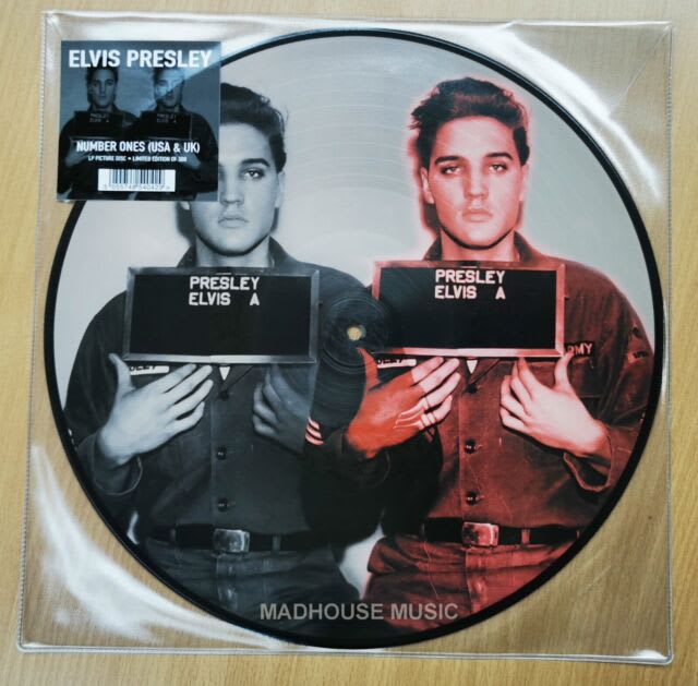 VINILO ELVIS PRESLEY/ NUMBER ONES USA AND UK (PICTURE DISC) 1LP1