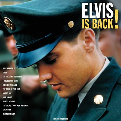 VINILO ELVIS PRESLEY/ ELVIS IS BACK! (YELLOW VINYL) 1LP1