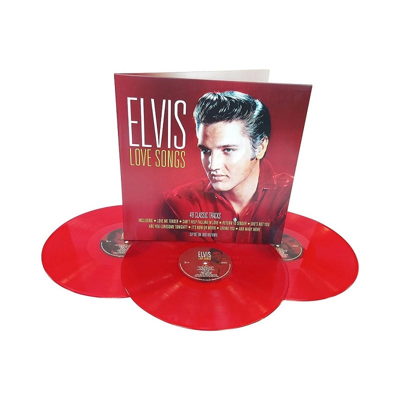 VINILO ELVIS PRESLEY/ LOVE SONGS (RED VINYL) 3LP2