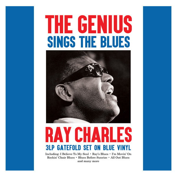 VINILO RAY CHARLES/ THE GENIUS SINGS THE BLUES (BLUE VINYL) 3LP1