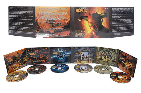 CD AC/DC/ HELL'S RADIO THE LEGENDARY BROADCASTS BOX SET 6CD1