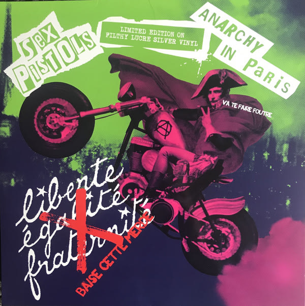 VINILO SEX PISTOLS/ ANARCHY IN PARIS (Silver Vinyl) 1LP1