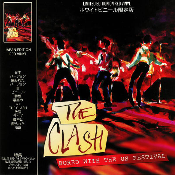 VINILO THE CLASH/ BORED WITH THE US FESTIVAL (RED VINYL) 1LP1