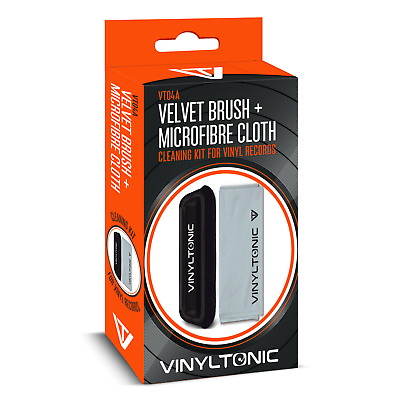 KIT DE LIMPIEZA VINILOS - VINYLTONIC VELVET BRUSH + MICROFIBRE1