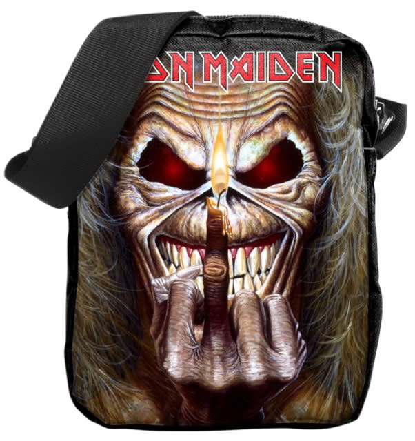 BOLSO COLGANTE PEQUEÑO IRON MAIDEN - MIDDLE FINGER1