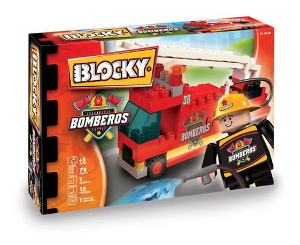 BLOCKY BOMBEROS 1 / 70 PIEZAS3