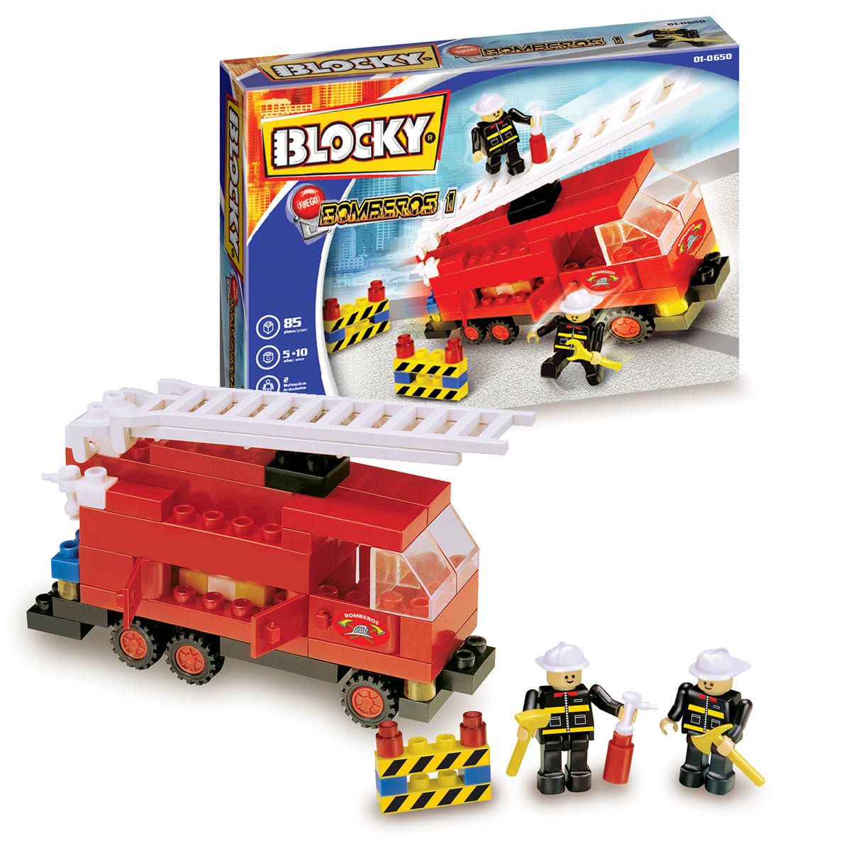BLOCKY BOMBEROS 1 / 70 PIEZAS2