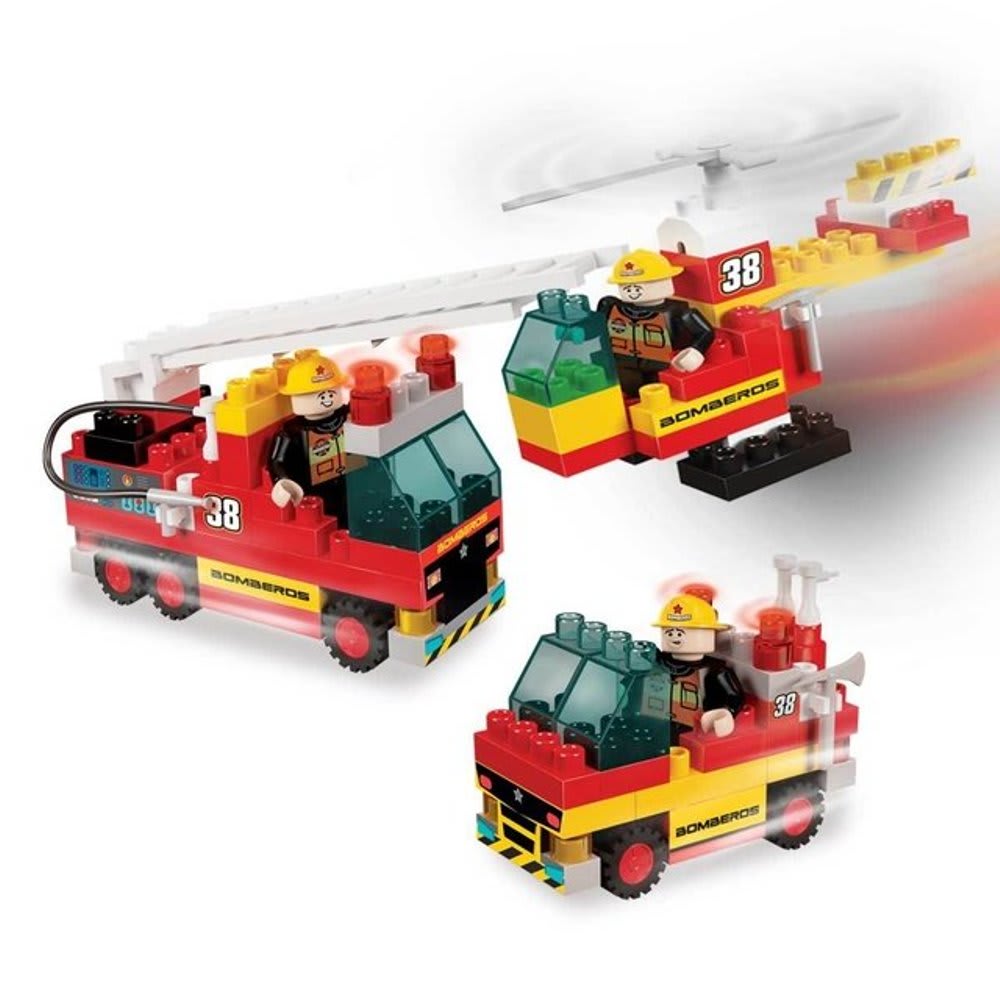 BLOCKY BALDE BOMBEROS / 100 PIEZAS1