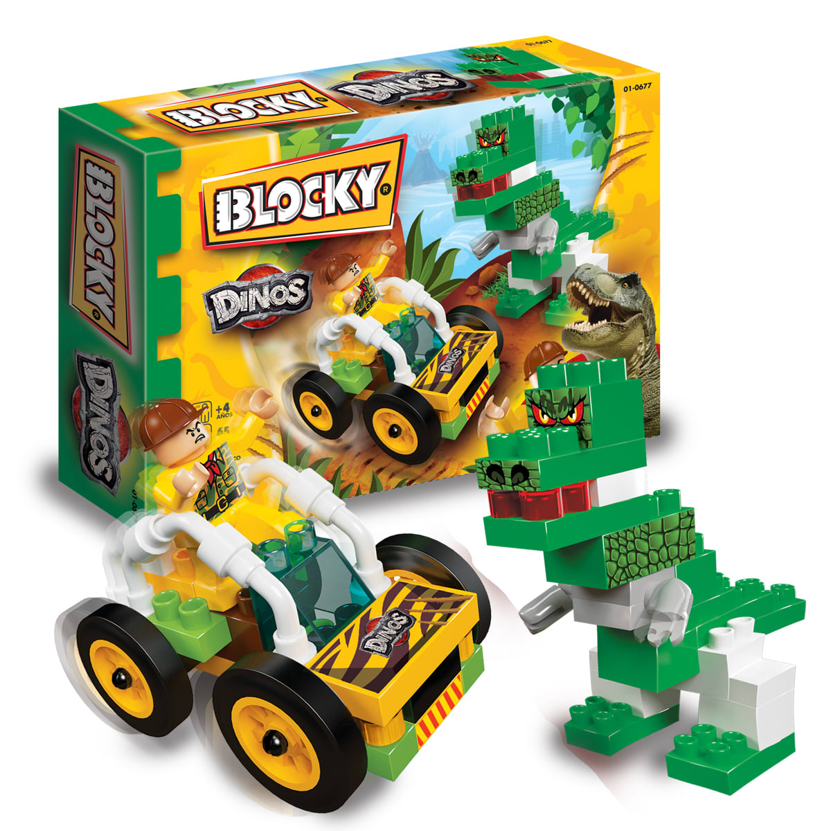 BLOCKY DINOSAURIOS / 65 PIEZAS2