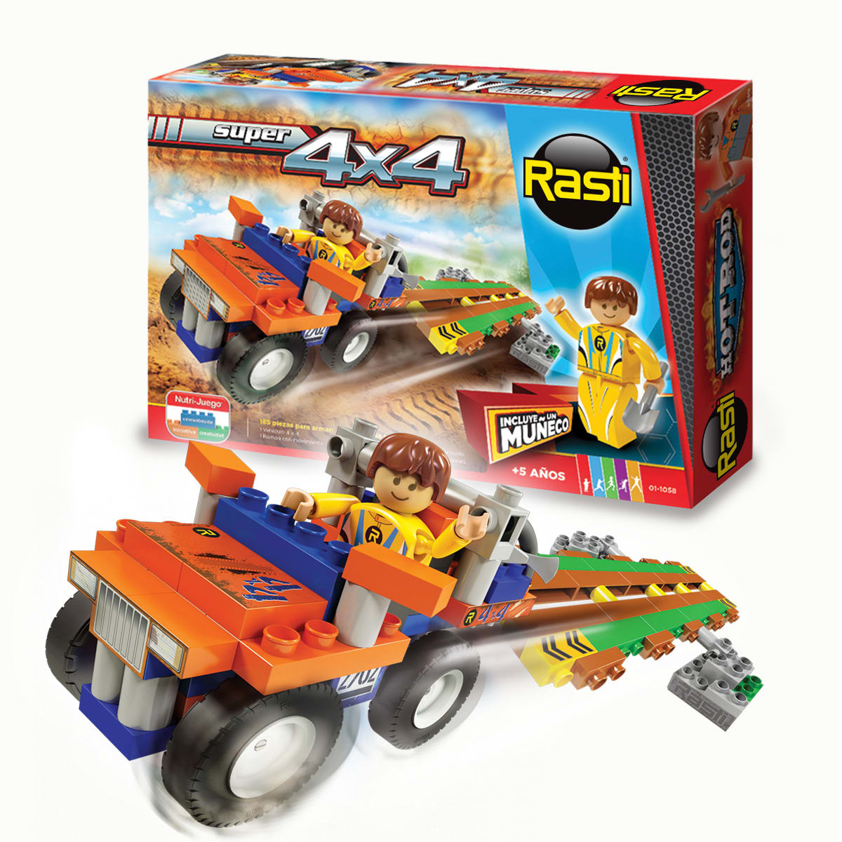 RASTI 4x4 / 120 PIEZAS1