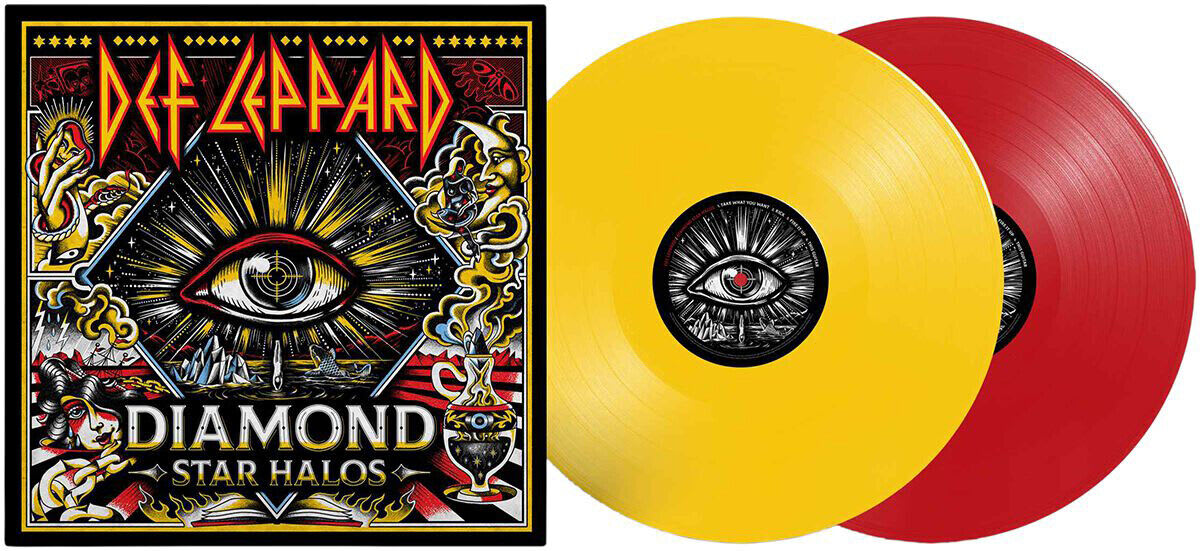 VINILO DEF LEPPARD/ DIAMOND STAR HALOS (VINYL RED & YELLOW) 2LP2