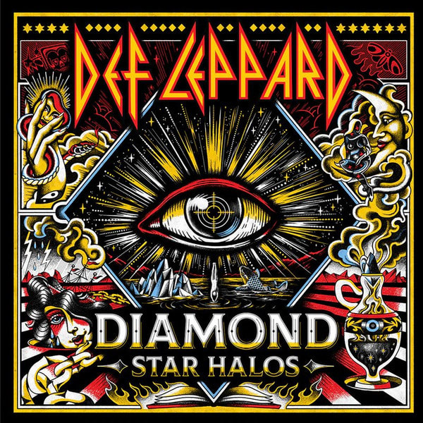VINILO DEF LEPPARD/ DIAMOND STAR HALOS (VINYL RED & YELLOW) 2LP1