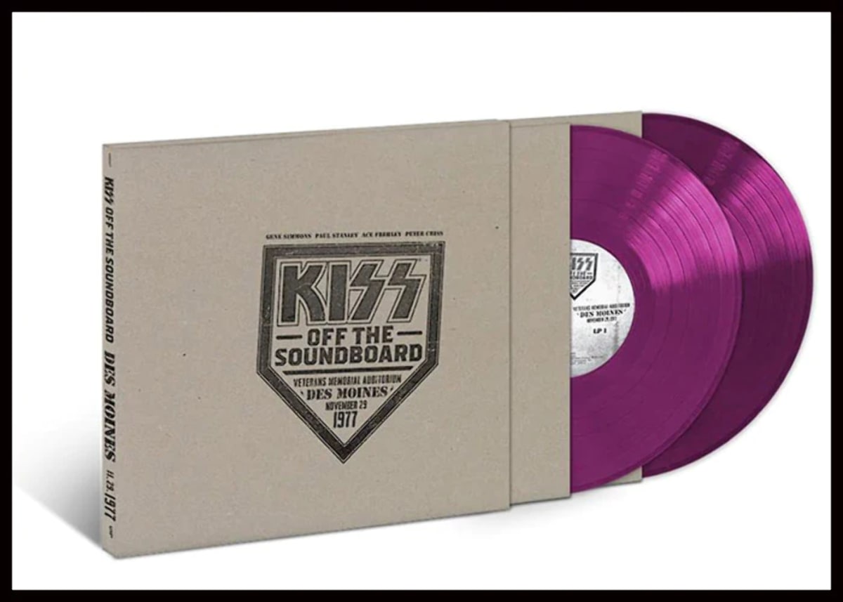 VINILO KISS/ KISS OFF THE SOUNDBOARD: LIVE IN DES MOINES 1977 (VIOLET)  2LP2
