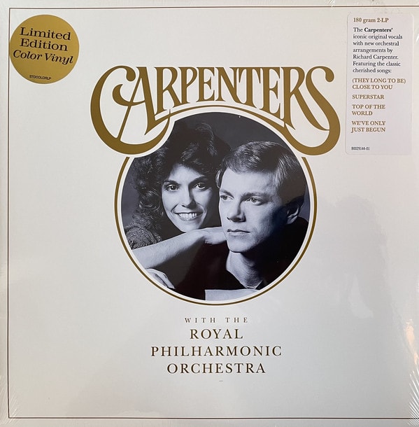 VINILO THE CARPENTERS/ WITH THE ROYAL PHILHARMONIC ORCHESTRA (White Vinyl) 2LP1
