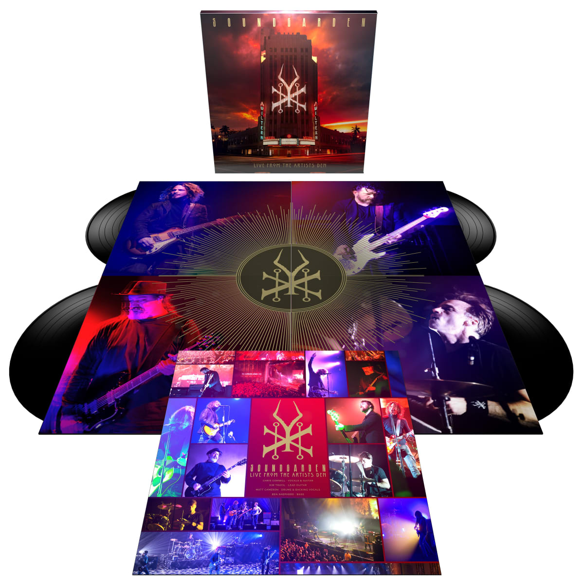 VINILO SOUNDGARDEN/ LIVE AT THE ARTISTS DEN 4LP2