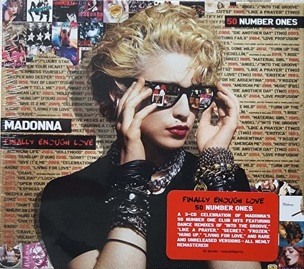 CD MADONNA/ FINALLY ENOUGH LOVE (50 NUMBER ONE), REMASTERED1