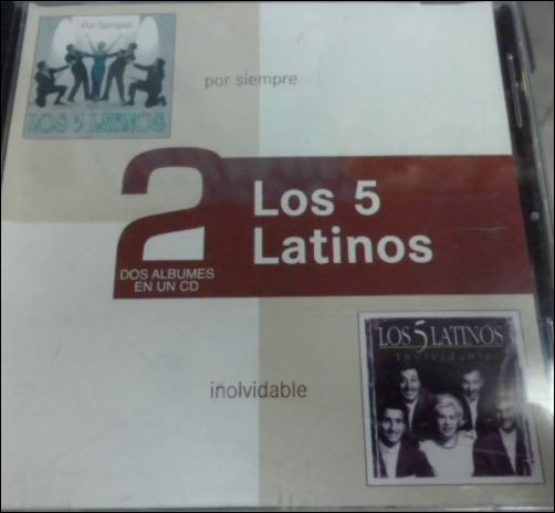 CD LOS CINCO LATINOS/ DOS ALBUMES EN UNO 1CD1