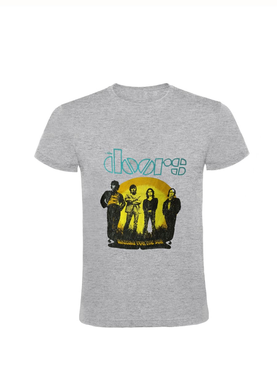 POLERA THE DOORS/ GRIS MUJER (WAITING FOR THE SUN)1
