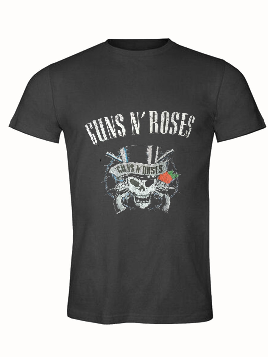 POLERA GUNS N' ROSES/ NEGRA MUJER (CALAVERA)1