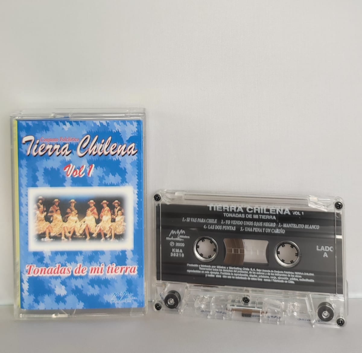 CASSETTE CONJUNTO FOLCLÓRICO TIERRA CHILENA/ TONADAS DE MI TIERRA VOL1 1MC1