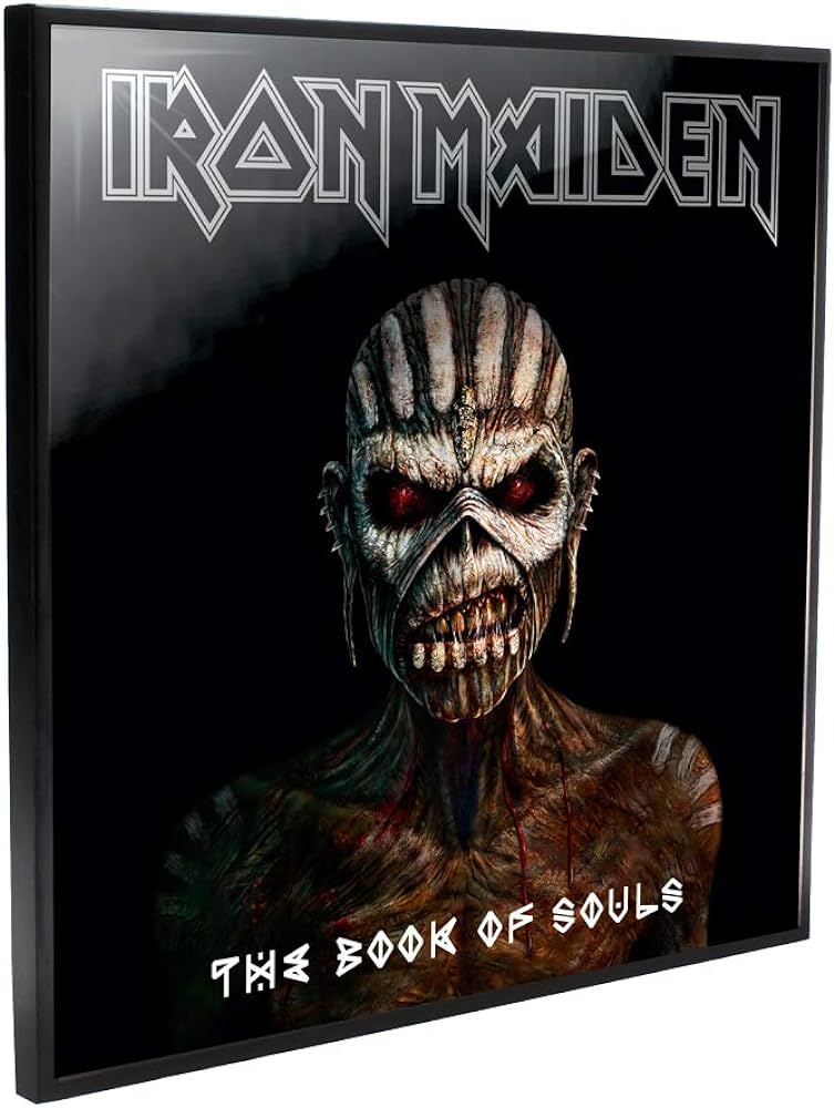 CUADRO IRON MAIDEN - THE BOOK OF SOULS CRYSTAL CLEAR PICTURE1