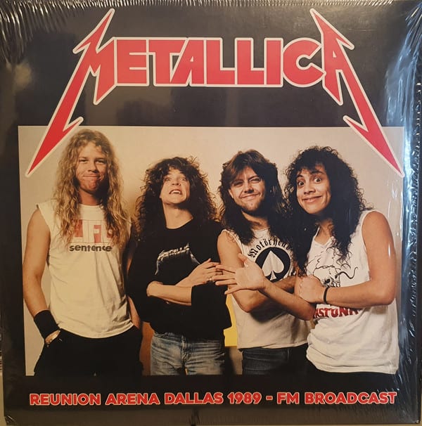 VINILO METALLICA/ REUNION ARENA DALLAS 1989 BROADCAST  2LP1