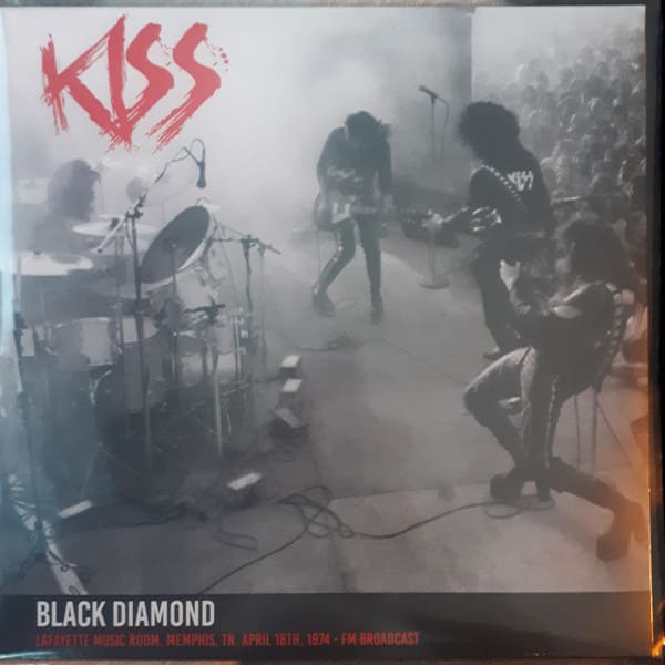 VINILO KISS/ BLACK DIAMON (Lafayette Music Room. Memphis. Tn. April 18Th 1974) 1LP1