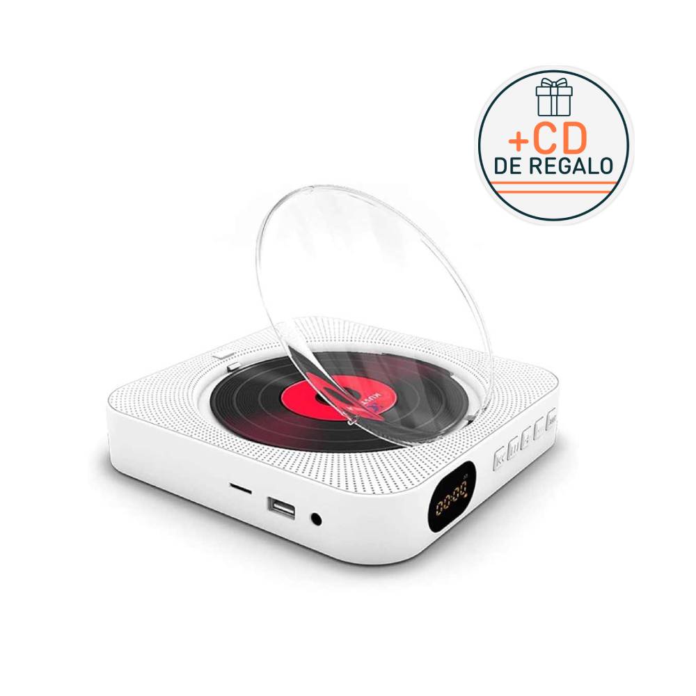 REPRODUCTOR DE CD PORTATIL BLANCO6