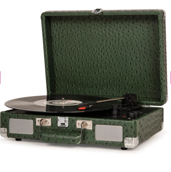 TORNAMESA CROSLEY/ CRUISER DELUXE BT GREEN OSTRICH1