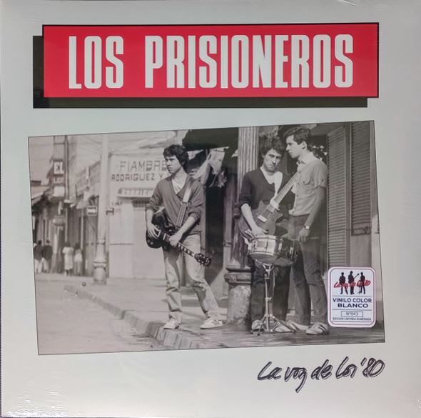 VINILO LOS PRISIONEROS/ LA VOZ DE LOS 80 (COLOR BLANCO) 1LP1