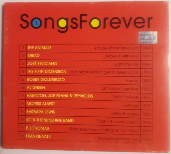CD VARIOS ARTISTAS/ SONGS FOREVER 1CD1