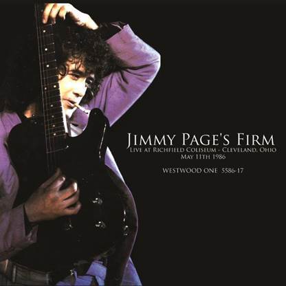 VINILO JIMMY PAGE'S FIRM/ LIVE AT RICHFIELD COLISEUM CLEVELANE OHIO MAY 11 1986 2LP1