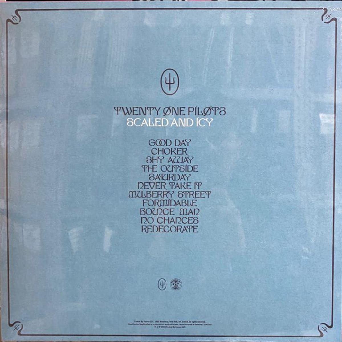 VINILO TWENTY ONE PILOTS/ SCALED AND ICY (Crystal Clear) 1LP2