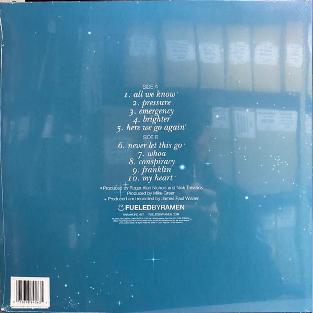 VINILO PARAMORE/ ALL WE KNOW IS FALLING (SILVER) 1LP1