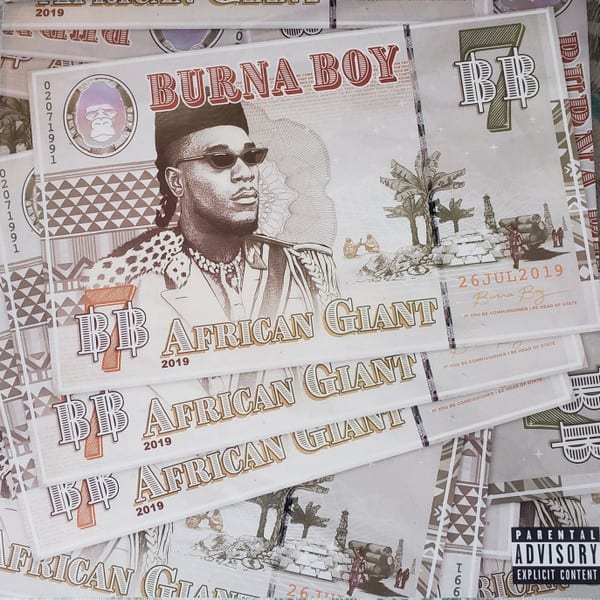 VINILO BURNA BOY/ AFRICAN GIANT 2LP1
