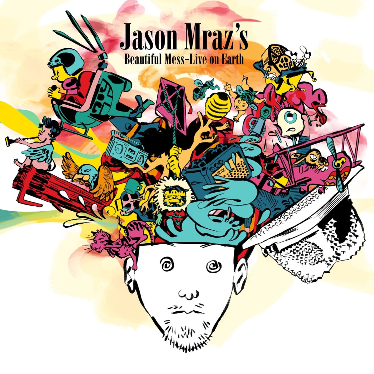 CD JASON MRAZ/ BEAUTIFUL MESS:LIVE ON EART 2(CD/DVD)1