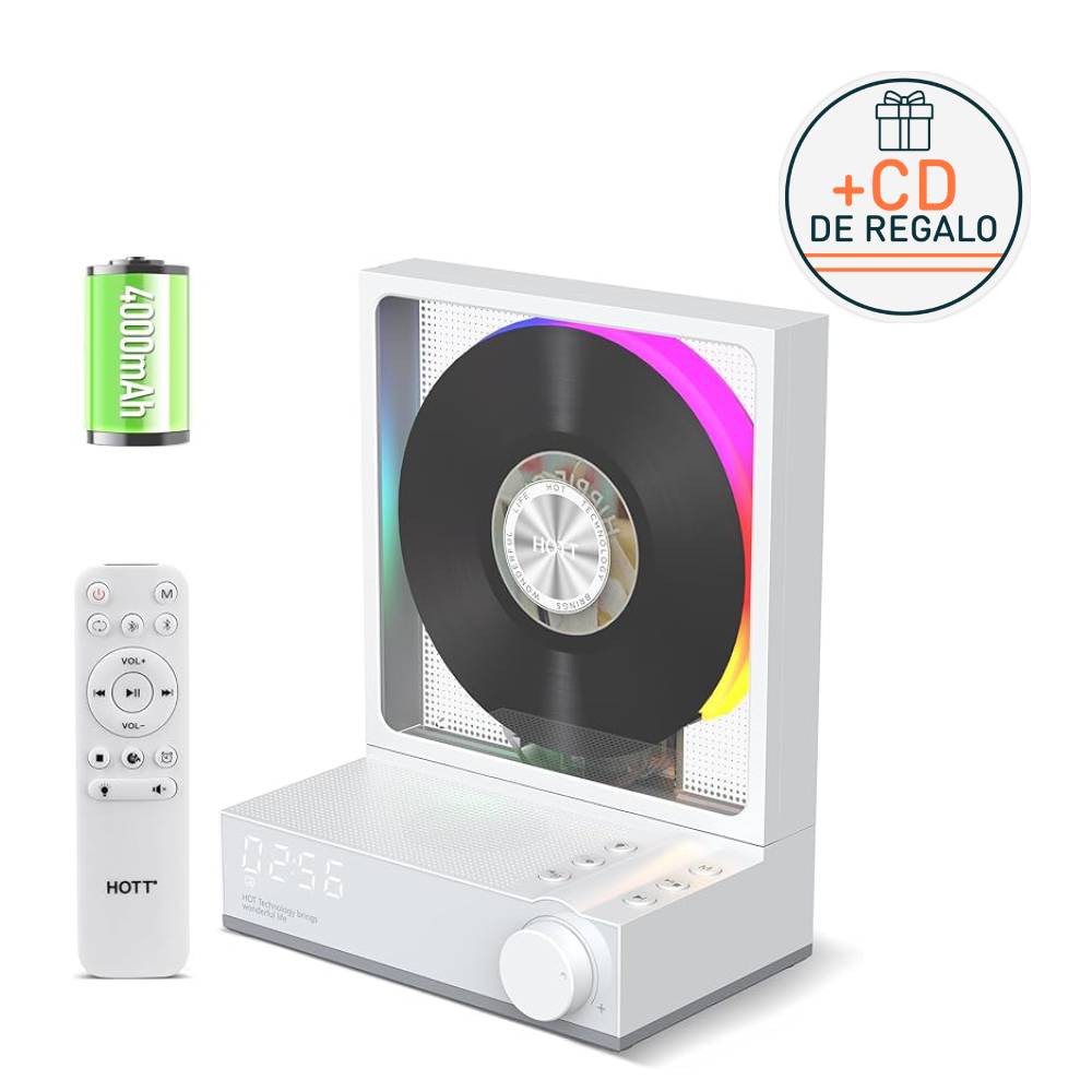 REPRODUCTOR DE CD PORTATIL C220A ALL-MEDIA PLAYER WHITE3